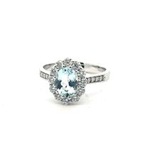 Ring Moraglione Woman in Gold Acquamarina 2.00 Ct LNABC140-BIANCO - LNABC140-BIANCO